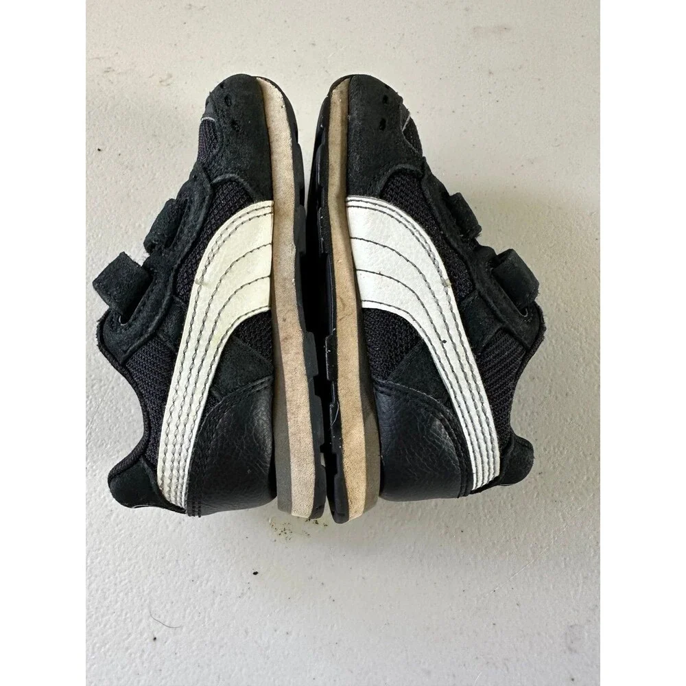Puma Baby Unisex Vista Glitz V Double Hook Loop Runner Sneaker Shoes 7C